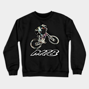 mtb bmx downhill Crewneck Sweatshirt